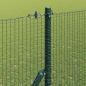 Preview: Schweißdrahtzaun mit 13 Pfosten Grün 1,5x25 m Stahl