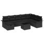 Preview: Gartensofa-set 9 Stk. Poly Rattan