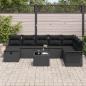 Preview: Gartensofa-set 9 Stk. Poly Rattan
