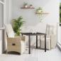 Preview: ARDEBO.de - 3-teiliges Garten-Dining-Set mit Kissen in Beige aus Poly-Rattan