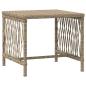 Preview: Sonnenliege Set Set aus 3 Beige PE Rattan, Metall Faltbar