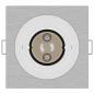 Preview: Eingebaute Spotlights 24 Stück Quadratisch GU10 Silber 91x91 mm