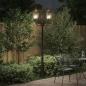 Preview: Gartenlichtmast Bronze Aluminium 68 x 20 x 235 cm Gartenlichtmast