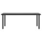 Preview: 7-tlg. Garten-Essgruppe mit Kissen Braun Poly Rattan Glas