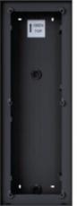 Preview: ARDEBO.de Hager REW410X Aufputz-Gehäuse für intercom mono, 6/8 Taste, 439x154x42,5mm, schwarz