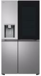 Preview: ARDEBO.de LG GSXE81PYBD Side-by-Side Kombination, 91,3 cm breit, 628 L, Eis-, Crushed Ice- und Wasserspender, WLAN, Prime silver