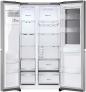 Preview: LG GSXE81PYBD Side-by-Side Kombination, 91,3 cm breit, 628 L, Eis-, Crushed Ice- und Wasserspender, WLAN, Prime silver