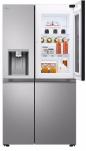 Preview: LG GSXE81PYBD Side-by-Side Kombination, 91,3 cm breit, 628 L, Eis-, Crushed Ice- und Wasserspender, WLAN, Prime silver