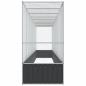Preview: Voliere mit Erweiterung Silbern 834,5x107x212 cm Stahl