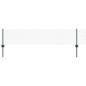 Preview: Zaunpfosten 5 Stück U-Profil Grün 40 cm Stahl, Sechseckzaun Grün 0.4x10 m Stahl