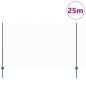 Preview: Zaunpfosten 5 Stück U-Kanal Grün 140 cm Stahl, Sechseckzaun Grün 1,4x10 m Stahl