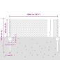 Preview: Zaunpfosten 11 Stück U-Kanal Grün 40 cm Stahl, Sechseckzaun Grün 0,4 x 100 m Stahl