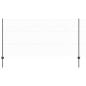 Preview: Zaunpfosten 22 Stk U-Profil Grau 120 cm Stahl, Sechseckzaun Grau 1.2 x 50 m Stahl