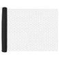 Preview: Zaunpfosten 22 Stk U-Profil Grau 120 cm Stahl, Sechseckzaun Grau 1.2 x 50 m Stahl
