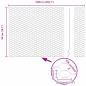 Preview: Zaunpfosten 5 Stück U-Profil 60 cm Verzinkter Stahl, Sechseckzaun 0.5x10 m Verzinkter Stahl