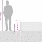 Preview: Zaunpfosten 5 Stück U-Profil 60 cm Verzinkter Stahl, Sechseckzaun 0.5x10 m Verzinkter Stahl
