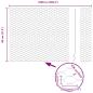 Preview: Zaunpfosten 11 Stk U-Kanal 80 cm verzinkter Stahl, Sechseckzaun 0,8x25 m verzinkter Stahl