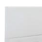 Preview: Bettgestell Weiß Kunstleder 100x200 cm