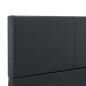 Preview: Bettgestell Schwarz Kunstleder 90x200 cm