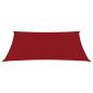 Preview: Sonnensegel Oxford-Gewebe Rechteckig 5x6 m Rot