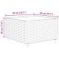 Preview: 11-tlg. Garten-Lounge-Set mit Kissen Schwarz Poly Rattan