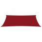 Preview: Sonnensegel Oxford-Gewebe Rechteckig 4x7 m Rot