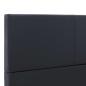 Preview: Bettgestell Schwarz Kunstleder 160x200 cm