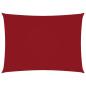 Preview: Sonnensegel Oxford-Gewebe Rechteckig 4x6 m Rot