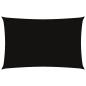 Preview: Sonnensegel Oxford-Gewebe Rechteckig 5x8 m Schwarz