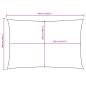 Preview: Sonnensegel Oxford-Gewebe Rechteckig 3x6 m Terrakotta-Rot