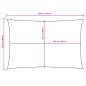 Preview: Sonnensegel Oxford-Gewebe Rechteckig 2,5x5 m Blau