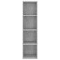Preview: TV-Wandschrank Betongrau 37x37x142,5 cm Holzwerkstoff