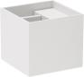 Preview: ARDEBO.de EVN CUBE LED Wandleuchte, 2-flmg. (up + down), IP65, 220-240V, 2x3W, 3000K, 2x200lm, weiß (L54070102RE)