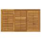 Preview: Garten Essgruppe Set mit 7 Teilen Grau, Holz Metall Robust