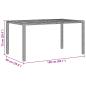 Preview: 5-teiliges Garten Esszimmer Set mit Kissen Schwarz Poly Rattan