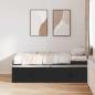 Preview: ARDEBO.de - Stauraumbettgestell Schwarz Eiche 100x200 cm