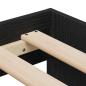 Preview: Stauraumbettgestell Schwarz Eiche 100x200 cm