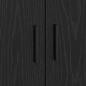 Preview: Stauraumbettgestell Schwarz Eiche 100x200 cm
