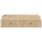 Preview: Stauraum-Bettgestell Sonoma Eiche 100x200 cm