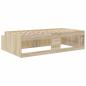 Preview: Stauraum-Bettgestell Sonoma Eiche 100x200 cm