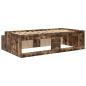 Preview: Stauraumbettgestell Geräucherte Eiche 100x200 cm