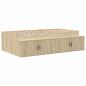 Preview: Stauraum Bettgestell Sonoma Eiche 90x200 cm