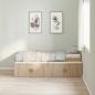 Preview: Stauraum Bettgestell Sonoma Eiche 90x200 cm