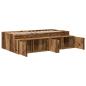 Preview: Bettrahmen mit Schubladen Altholz 90 x 200 cm Holzwerkstoff