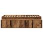 Preview: Bettrahmen mit Schubladen Altholz 90 x 200 cm Holzwerkstoff
