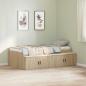 Preview: ARDEBO.de - Stauraum Bettgestell Sonoma Eiche 80x200 cm