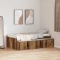 Preview: ARDEBO.de - Stauraumbettgestell Altholz 80x200 cm