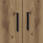 Preview: Stauraum Bettrahmen Artisan Eiche 80x200 cm
