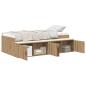 Preview: Stauraum Bettrahmen Artisan Eiche 80x200 cm