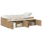 Preview: Stauraum Bettrahmen Artisan Eiche 80x200 cm